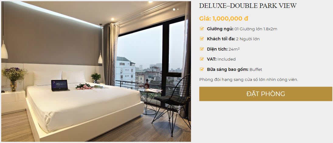 deluxe double park view