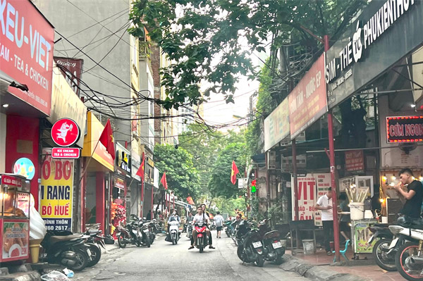 Dinh Thon Street - 가치 있는 편의 시설을 갖춘 빠르게 발전하는 거리